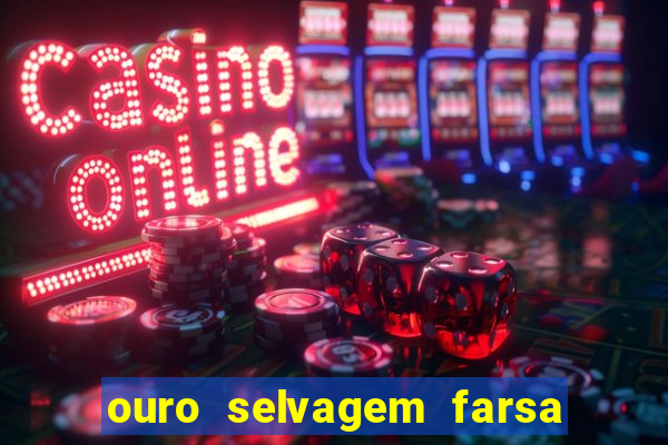 ouro selvagem farsa ouro selvagem o que aconteceu